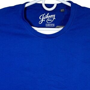 Johnny Bigg Men's Santorini Blue Classic Fit Crew Neck Essential Tee Shirt‎ 1XL